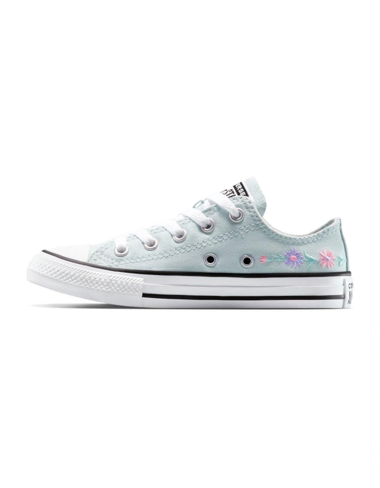 Kids Ox Trainers - Blue - Court Purple/Violet Heat/White