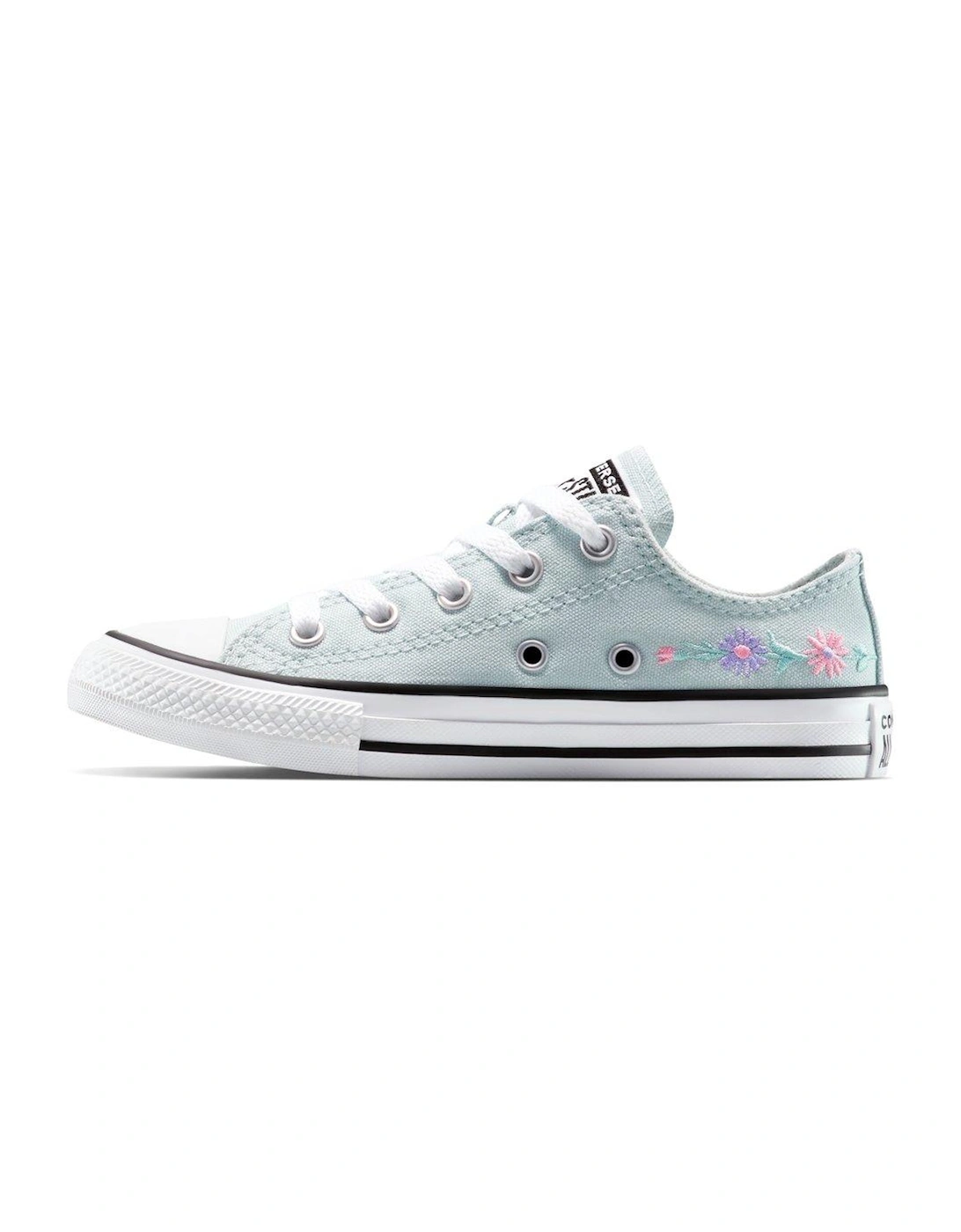 Kids Ox Trainers - Blue - Court Purple/Violet Heat/White