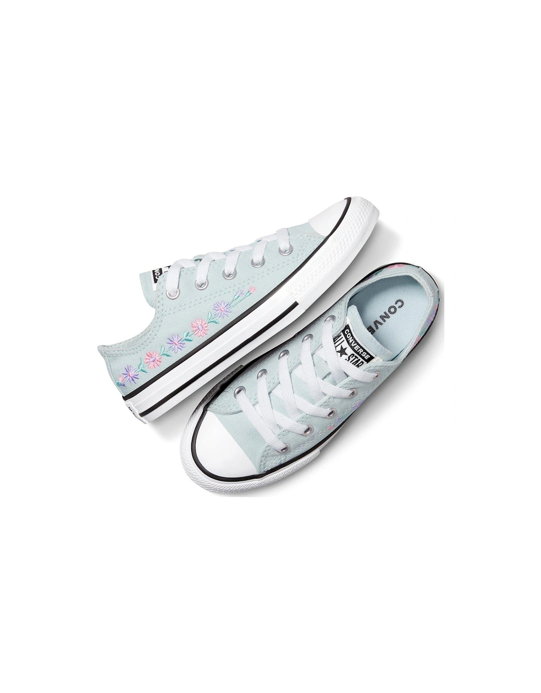 Kids Ox Trainers - Blue - Court Purple/Violet Heat/White