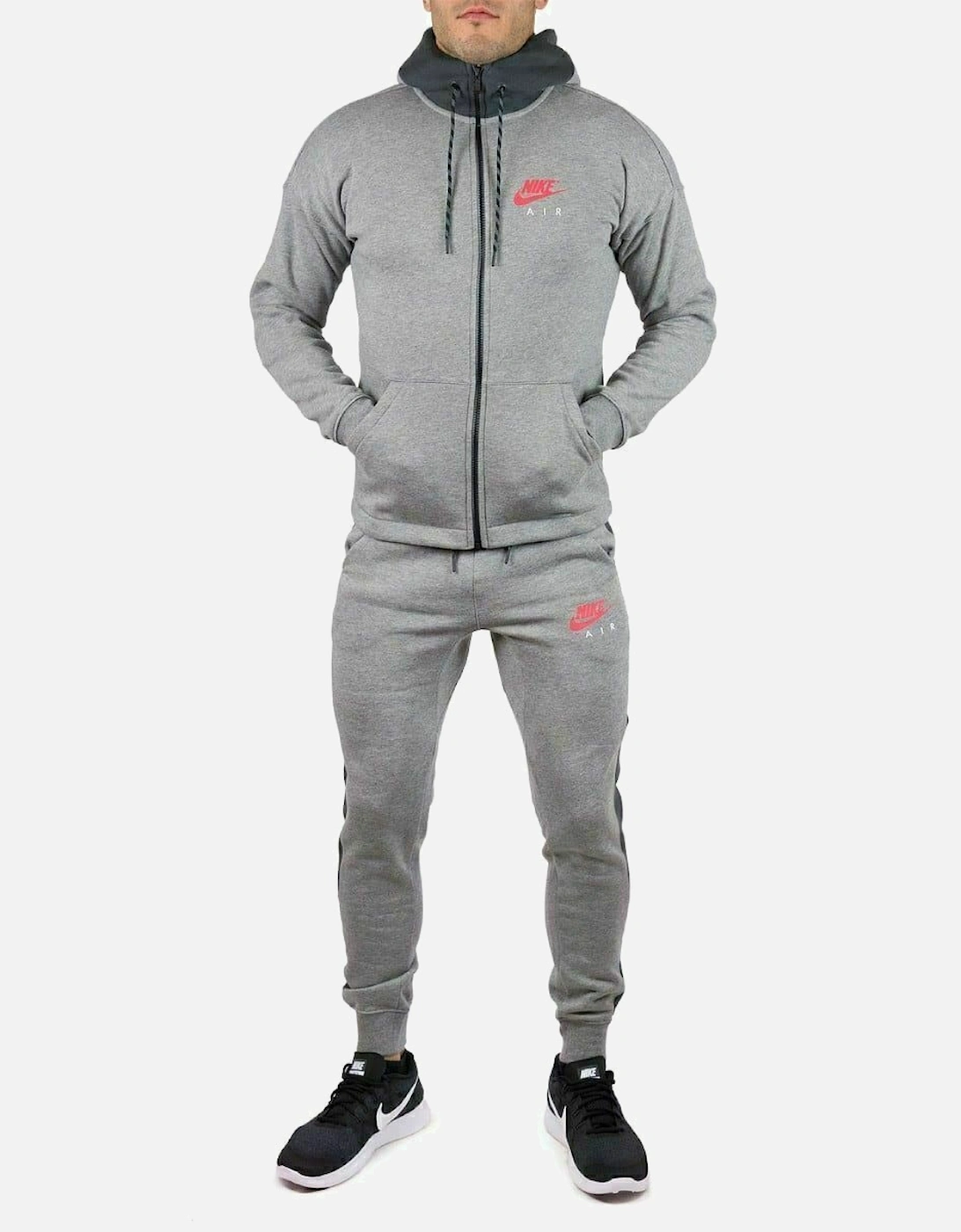 Air Full Zip Men's Fleece Hooded Tracksuit