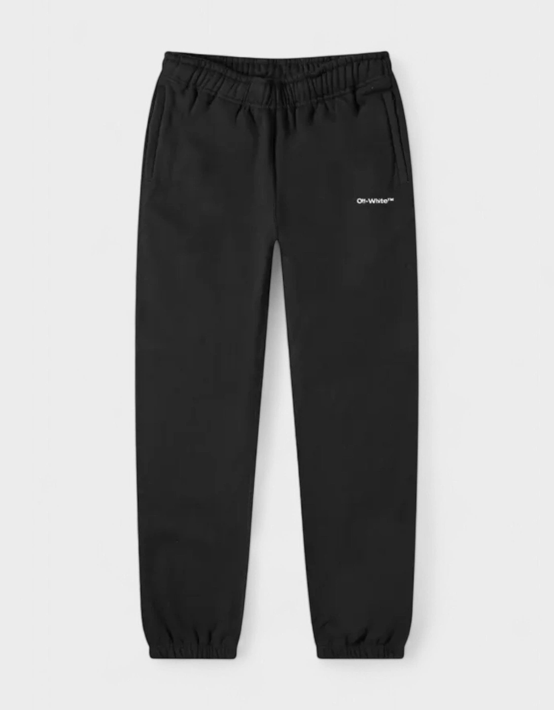 Wave Outline Diag Slim Sweatpants Black, 6 of 5