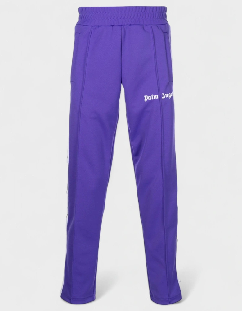 Slim Track Pants Purple White
