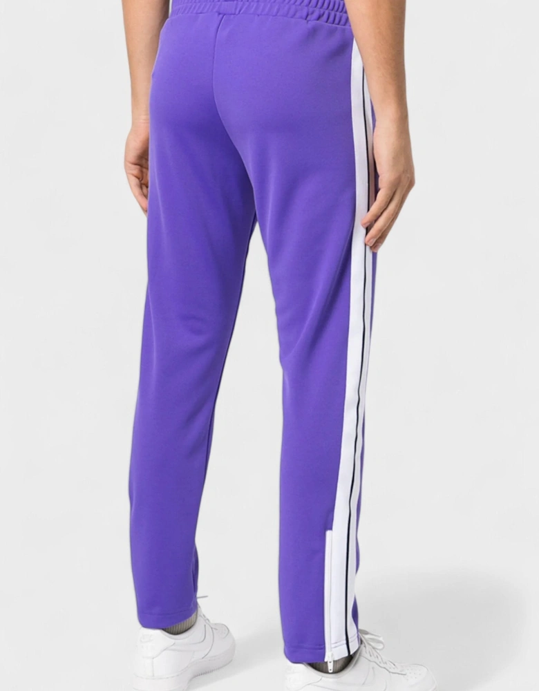 Slim Track Pants Purple White