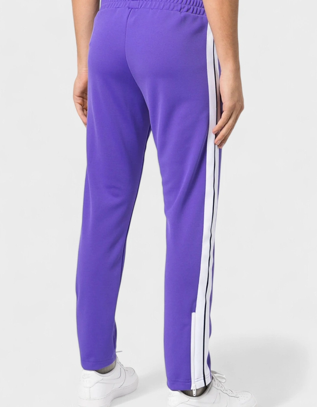Slim Track Pants Purple White