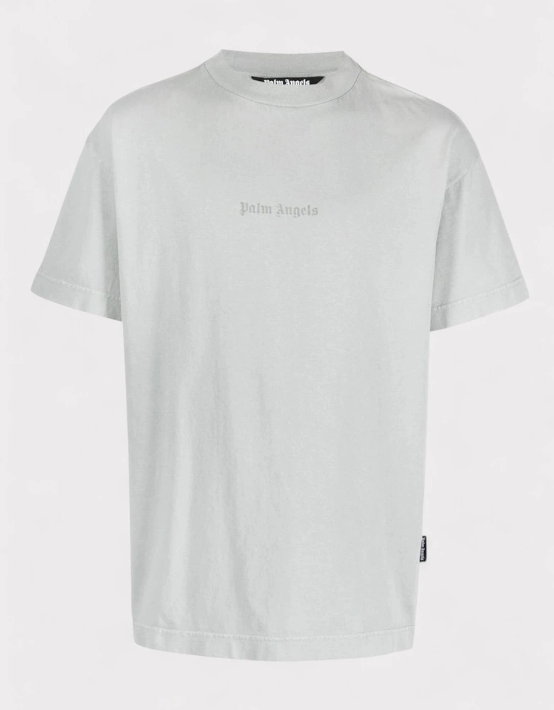 Reverse Logo T Shirt Light Grey