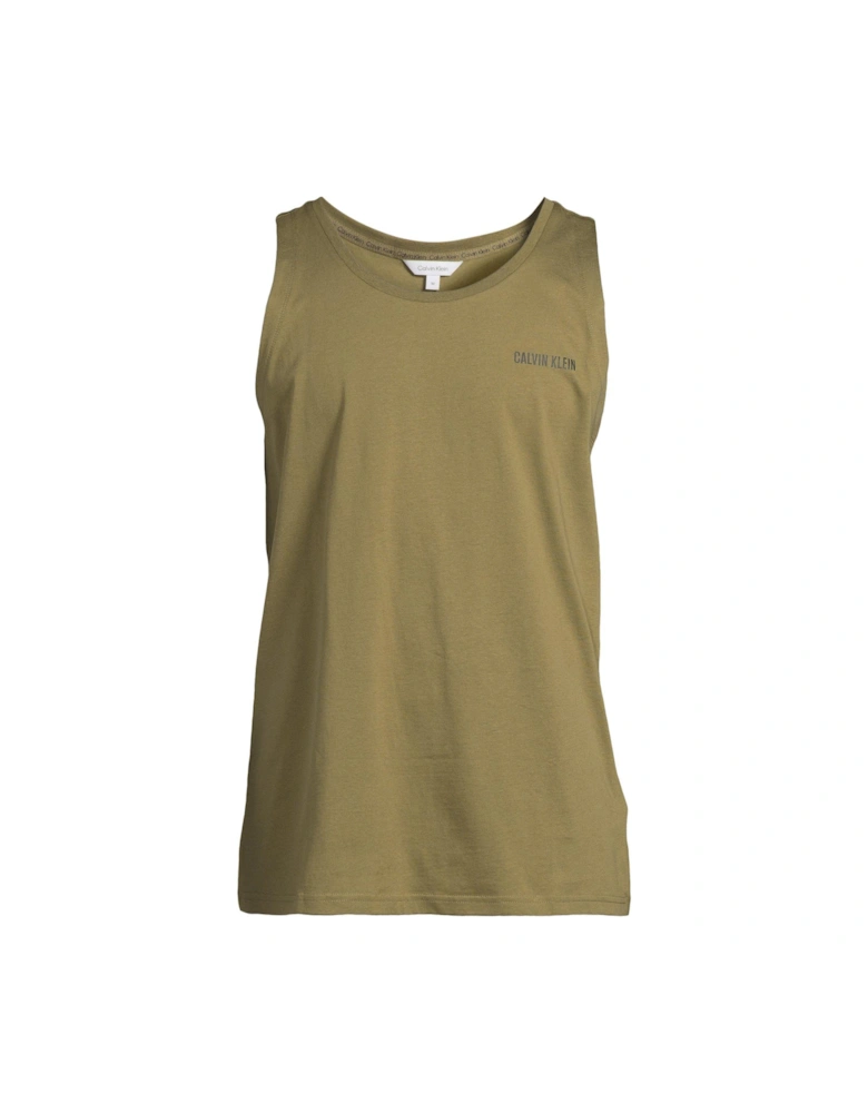 Crew Neck Short Sleeve T-Shirt - Khaki