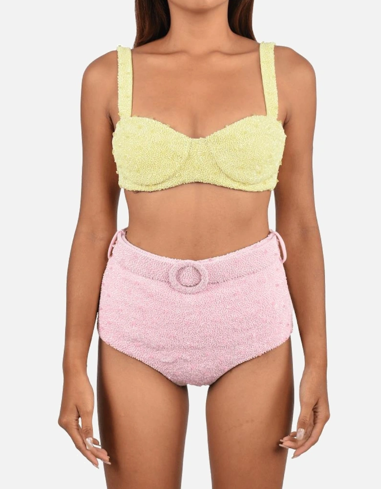 Heidi Hand Beaded Bikini Bottom Multicolour