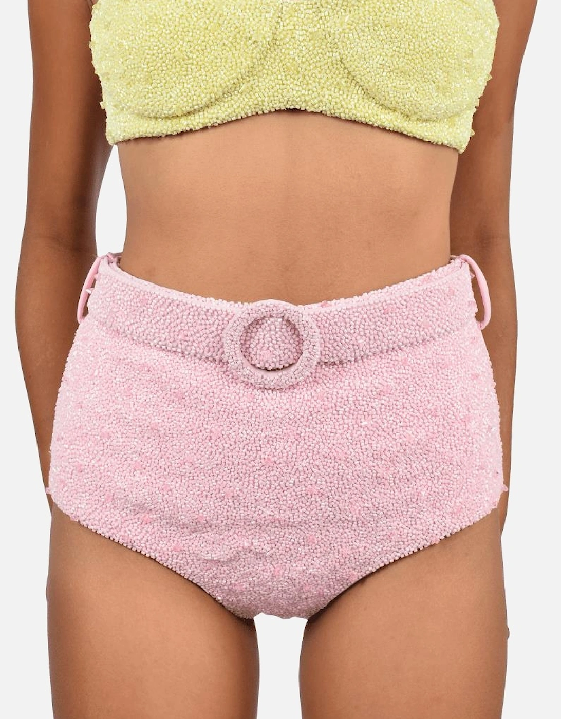 Heidi Hand Beaded Bikini Bottom Multicolour