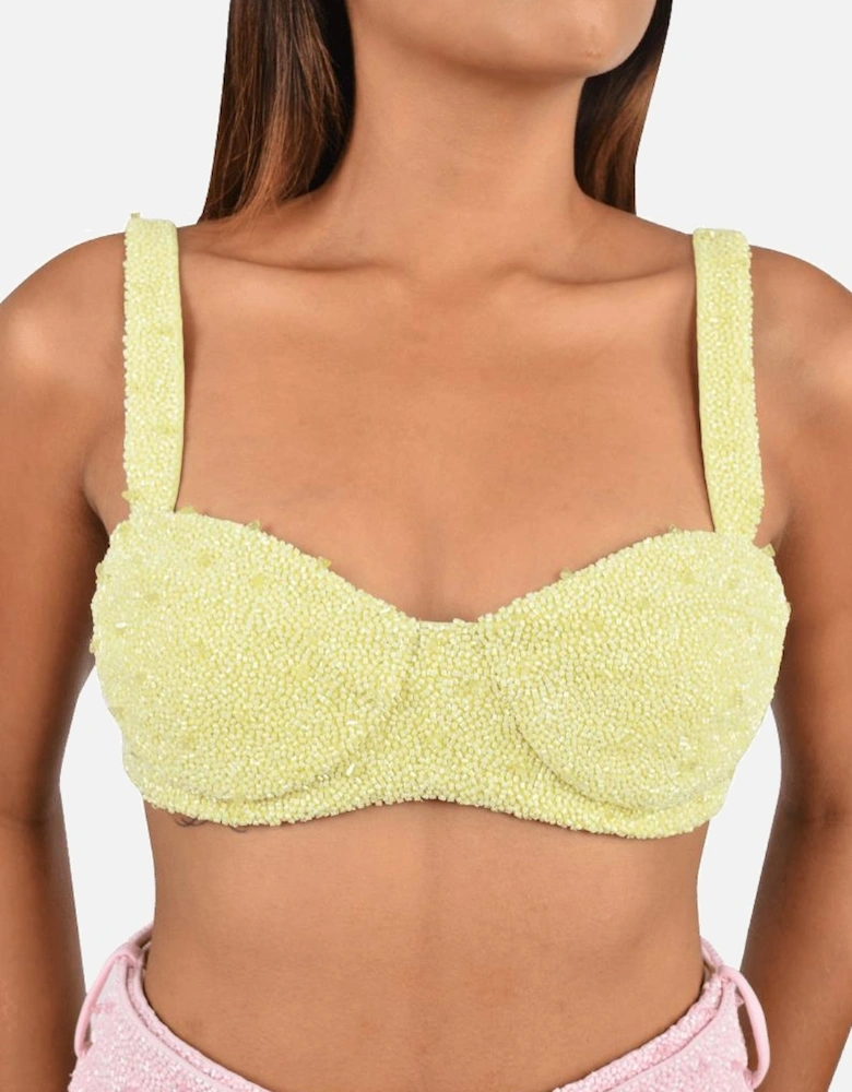 Heidi Hand Beaded Bikini Bottom Multicolour