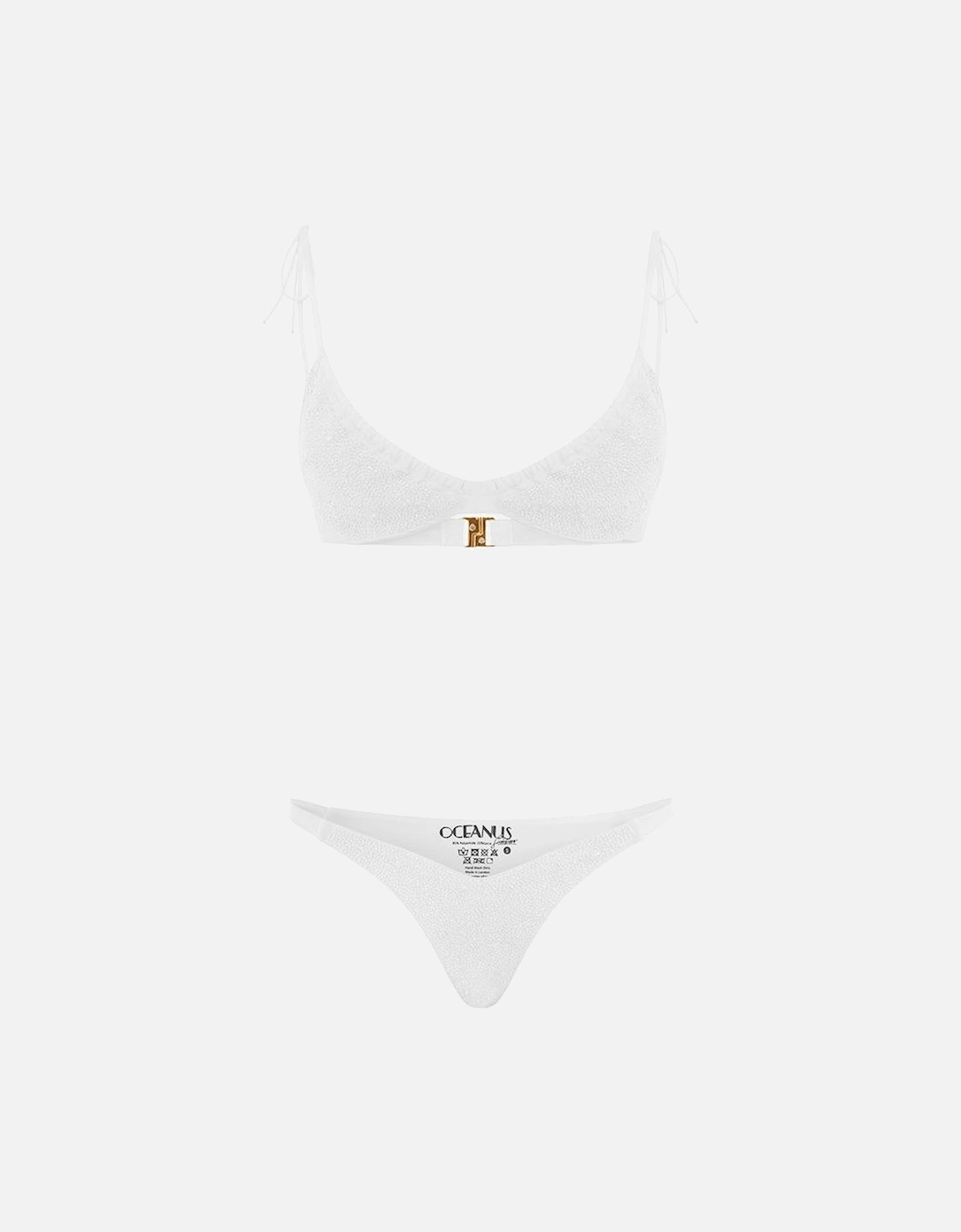 Ariel Hand Embroidered Underwire Bikini Bottom, 3 of 2