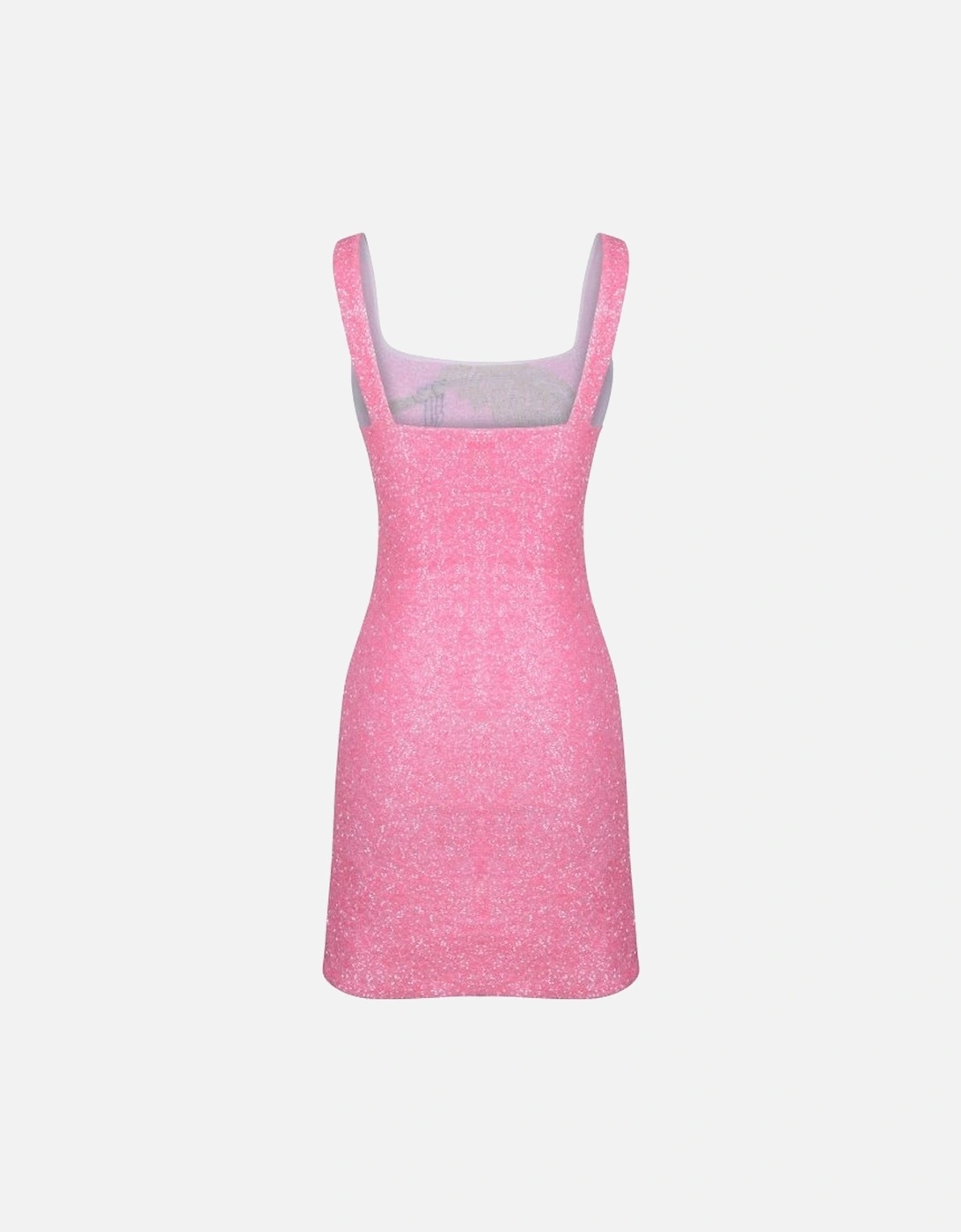 St. Barth Hand-Beaded Crystal Dress - Pink