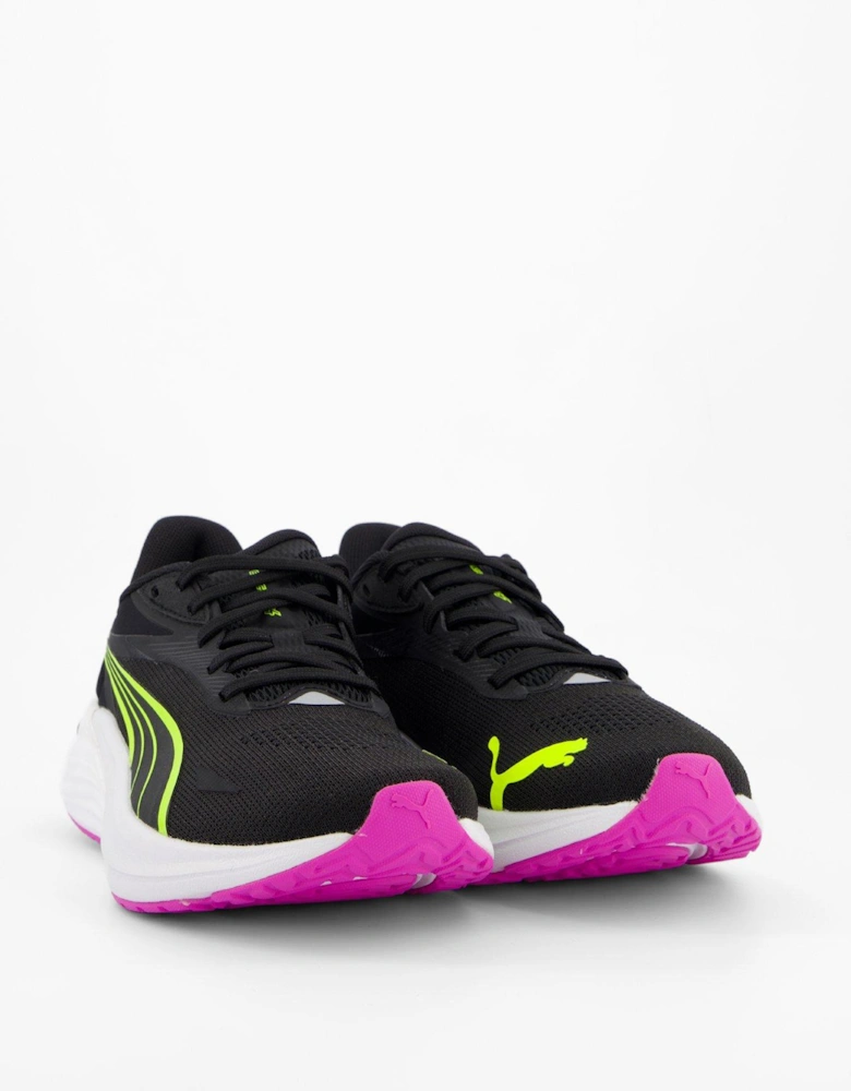 Womens Running Electrify Nitro 4 Trainers -  Black/Yellow Alert