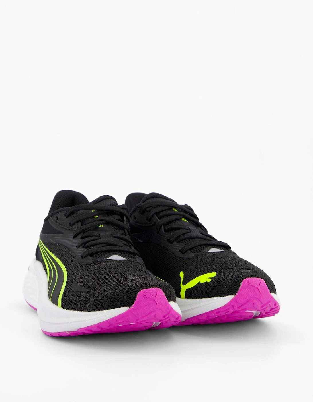 Womens Running Electrify Nitro 4 Trainers -  Black/Yellow Alert