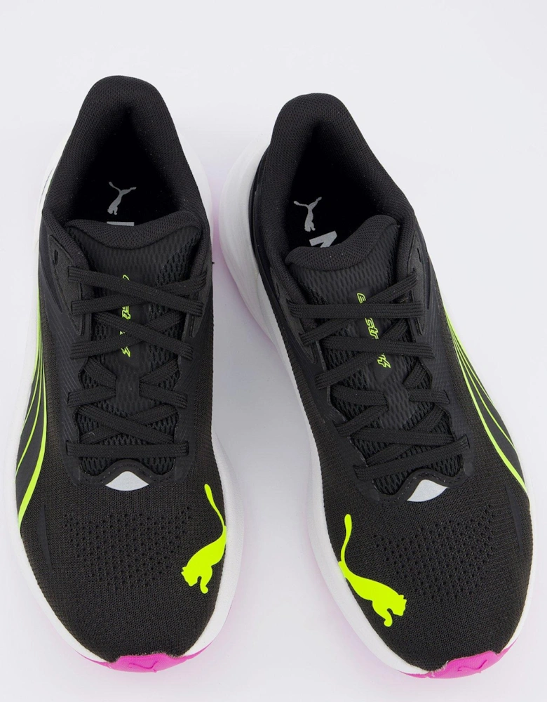 Womens Running Electrify Nitro 4 Trainers -  Black/Yellow Alert