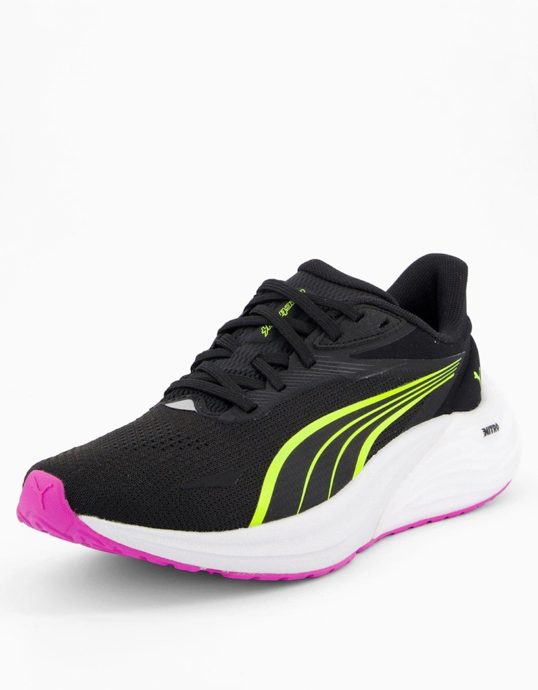 Womens Running Electrify Nitro 4 Trainers -  Black/Yellow Alert