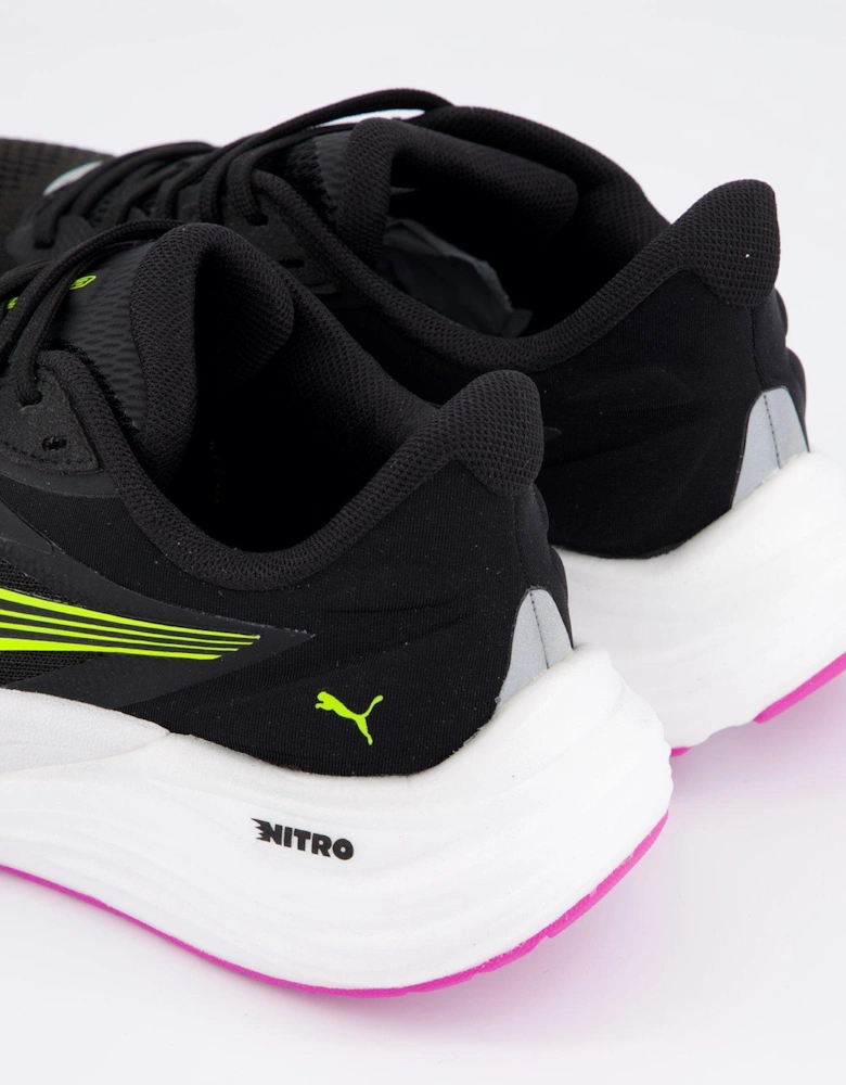 Womens Running Electrify Nitro 4 Trainers -  Black/Yellow Alert