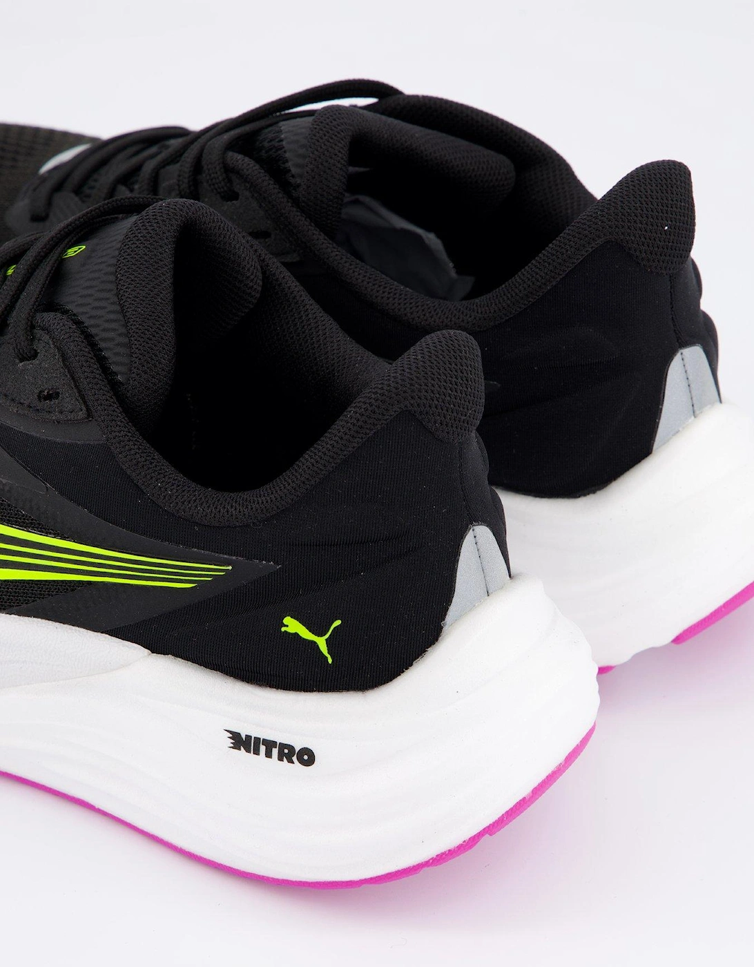 Womens Running Electrify Nitro 4 Trainers -  Black/Yellow Alert