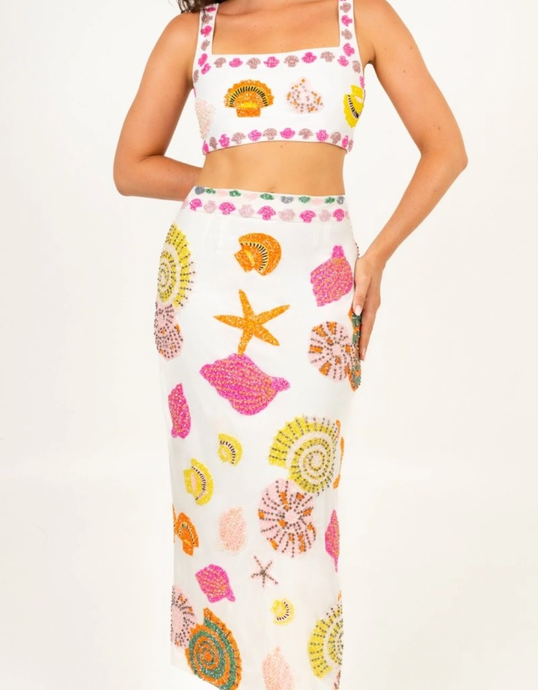 New York Hand-Embroidered Top