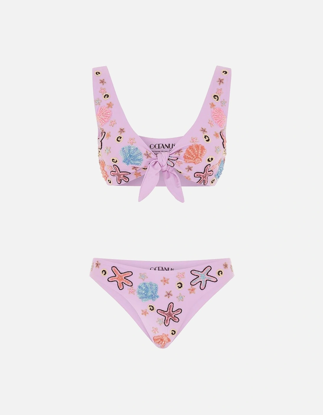 Orla Tie In The Middle Bikini Bottom Lilac, 2 of 1