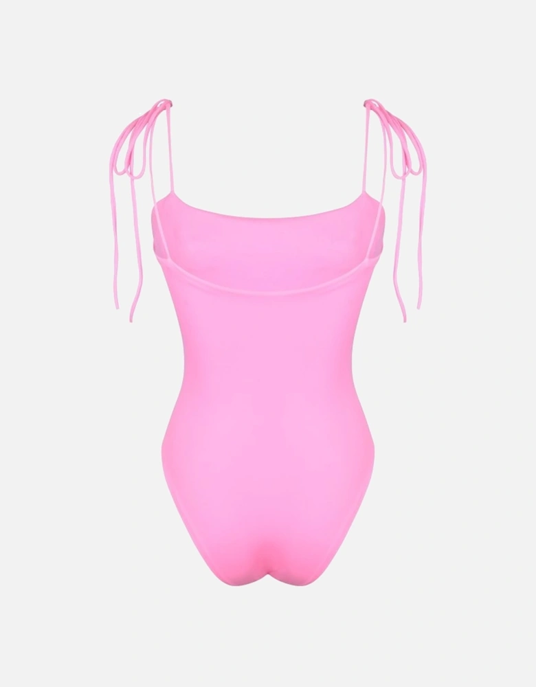 Mirrored Sea One Piece Swimsuit Pink