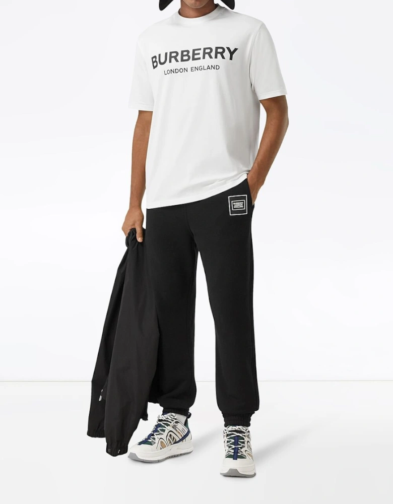 London Letchford Logo Print T-shirt White