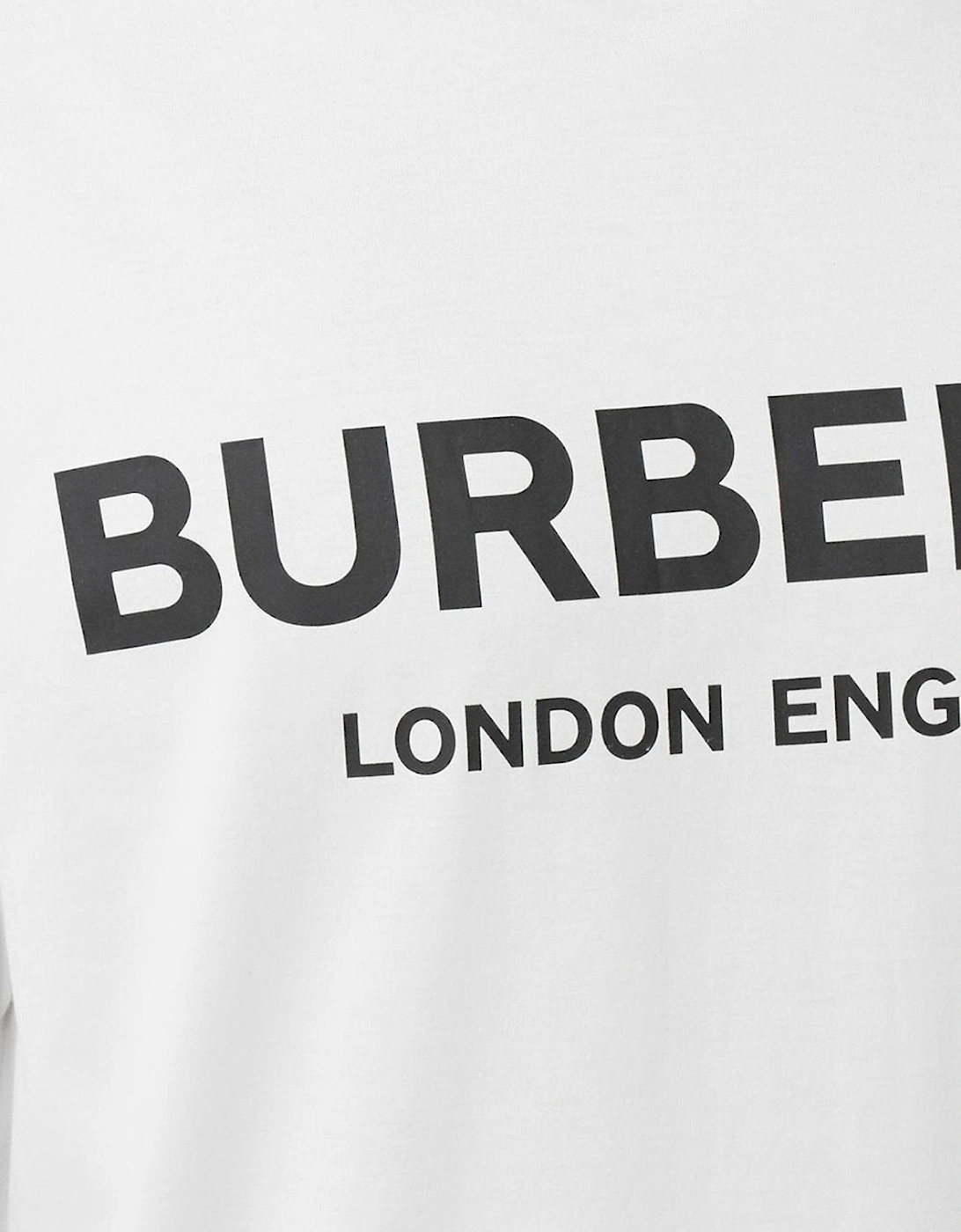 London Letchford Logo Print T-shirt White