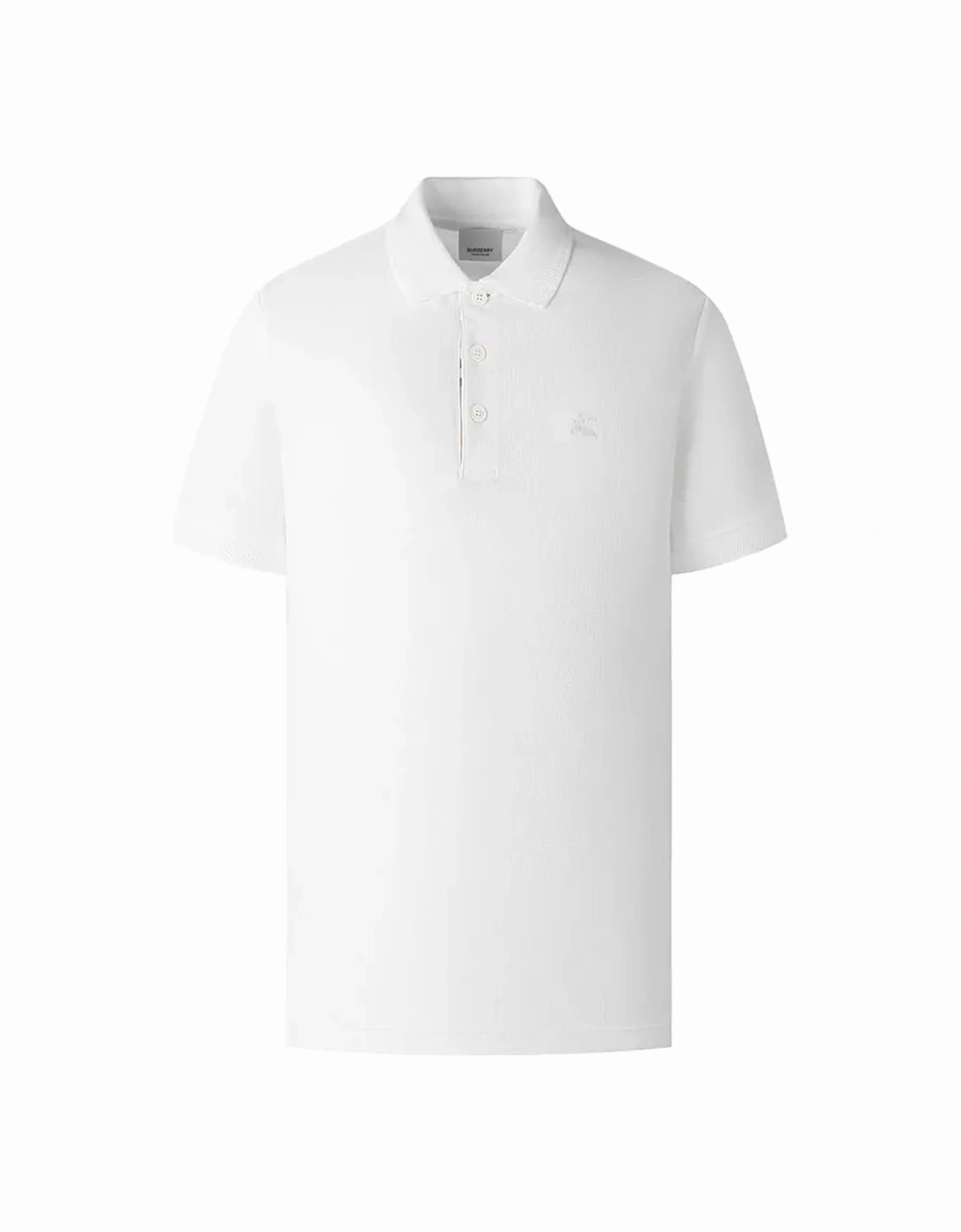 Equestrian Knight Embroidered Logo Polo in White, 3 of 2