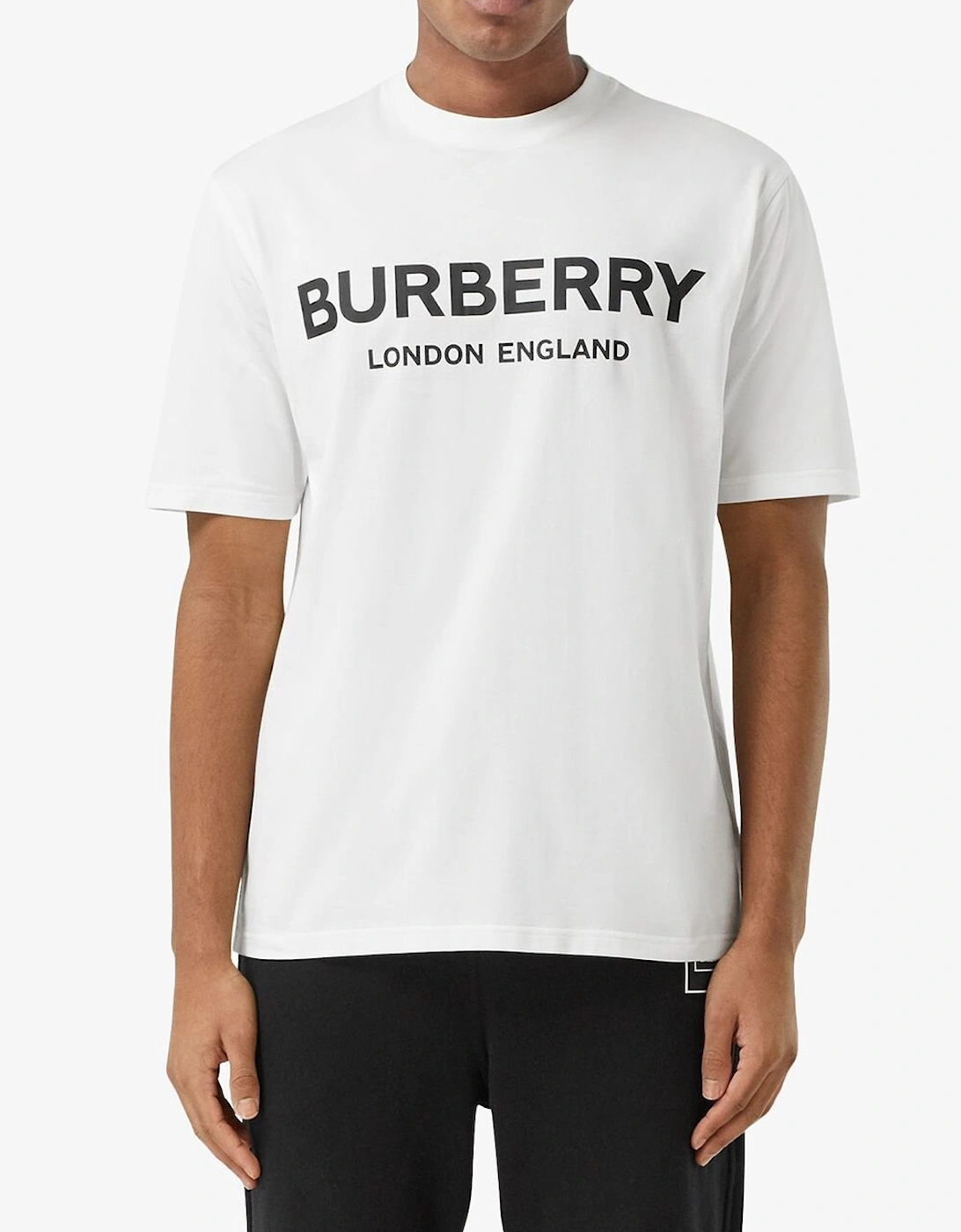 London Letchford Logo Print T-shirt White