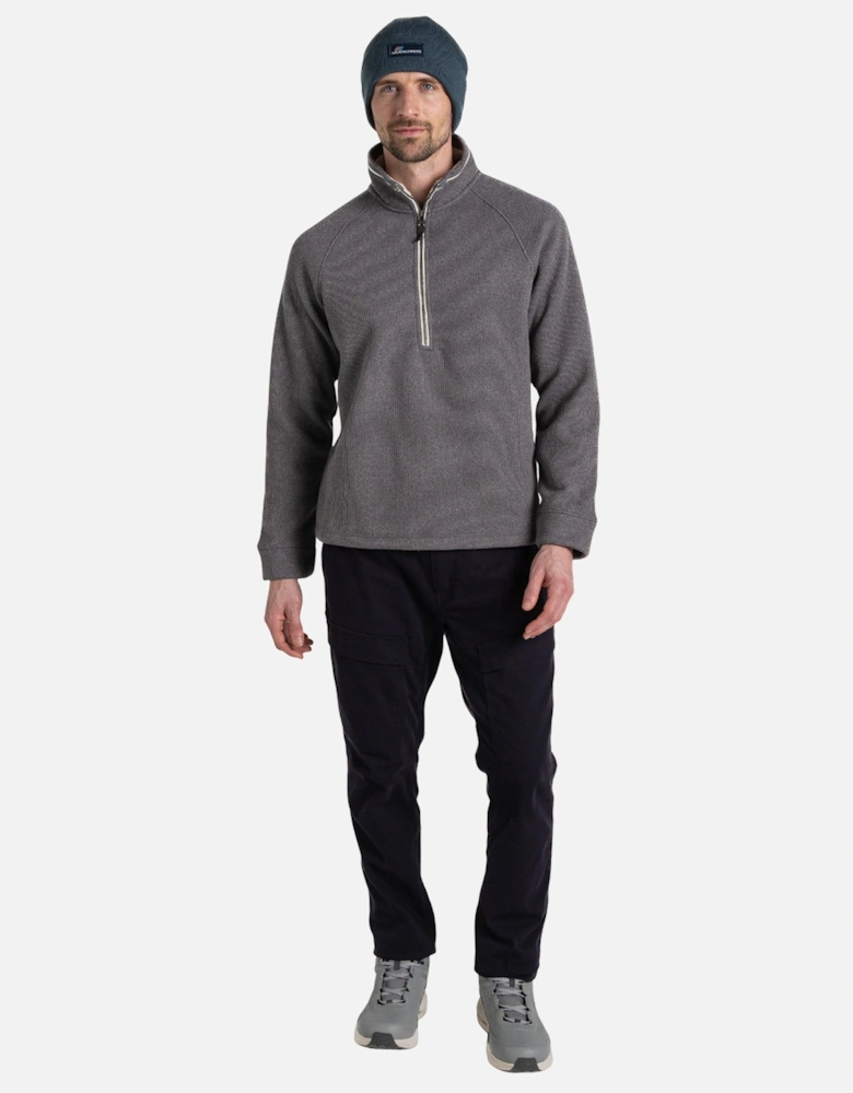 Mens Belton Half Zip Fleece Top