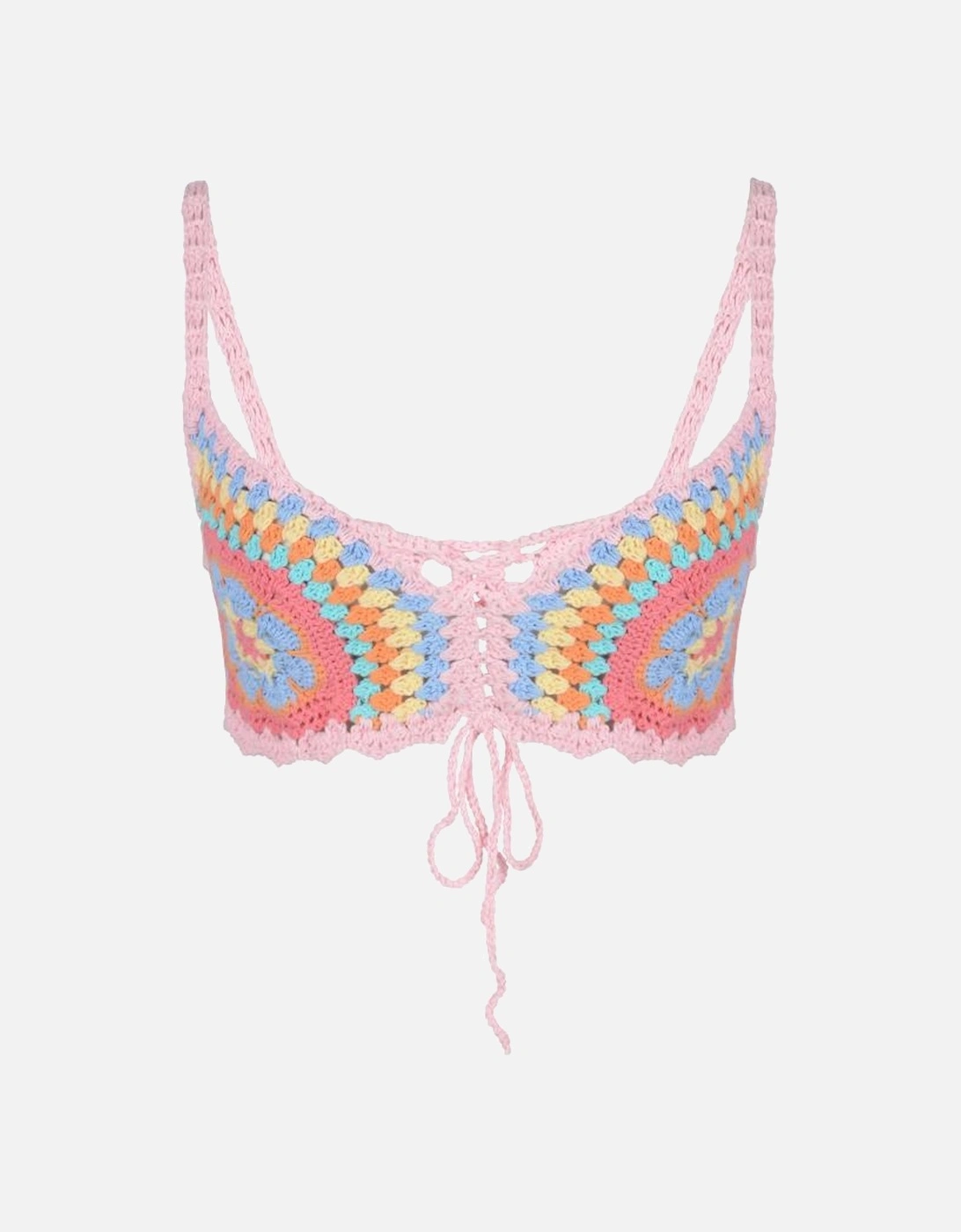 Alana Crochet Bralette Multi-Colour