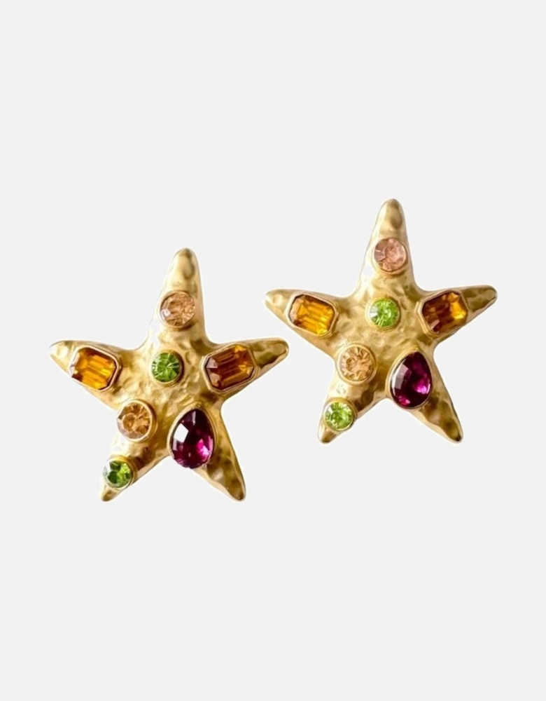 Gold Star Earrings