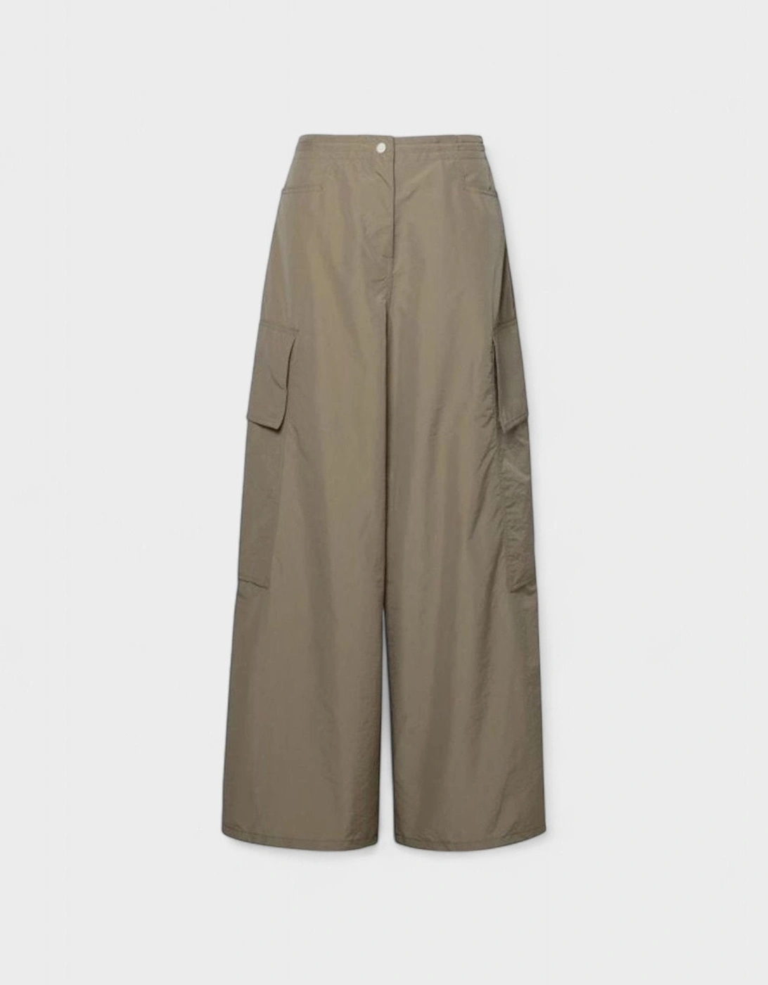 Palm Angels Women's Tan Parachute Pants Beige  S