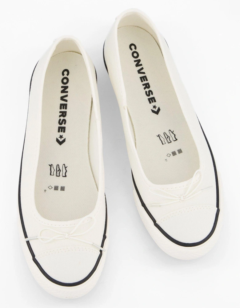 Womens Chuck Taylor All Star Dainty Ballerina Canvas Slip-Ons