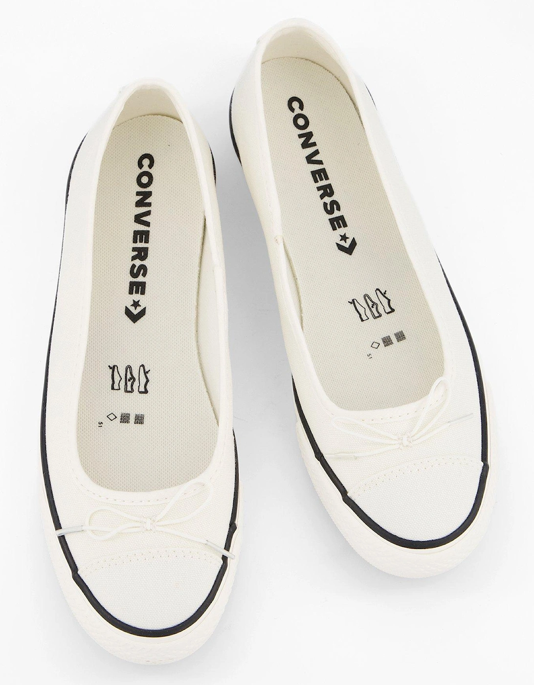 Womens Chuck Taylor All Star Dainty Ballerina Canvas Slip-Ons