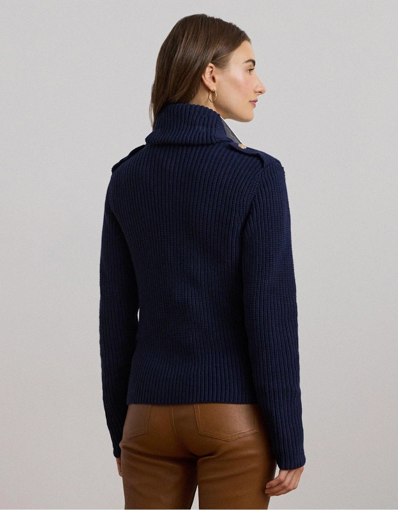 Wilmat Unlined Bomber Jacket - Navy
