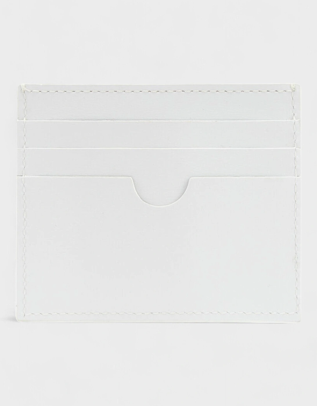 Jitney Simple Card Case Quote White