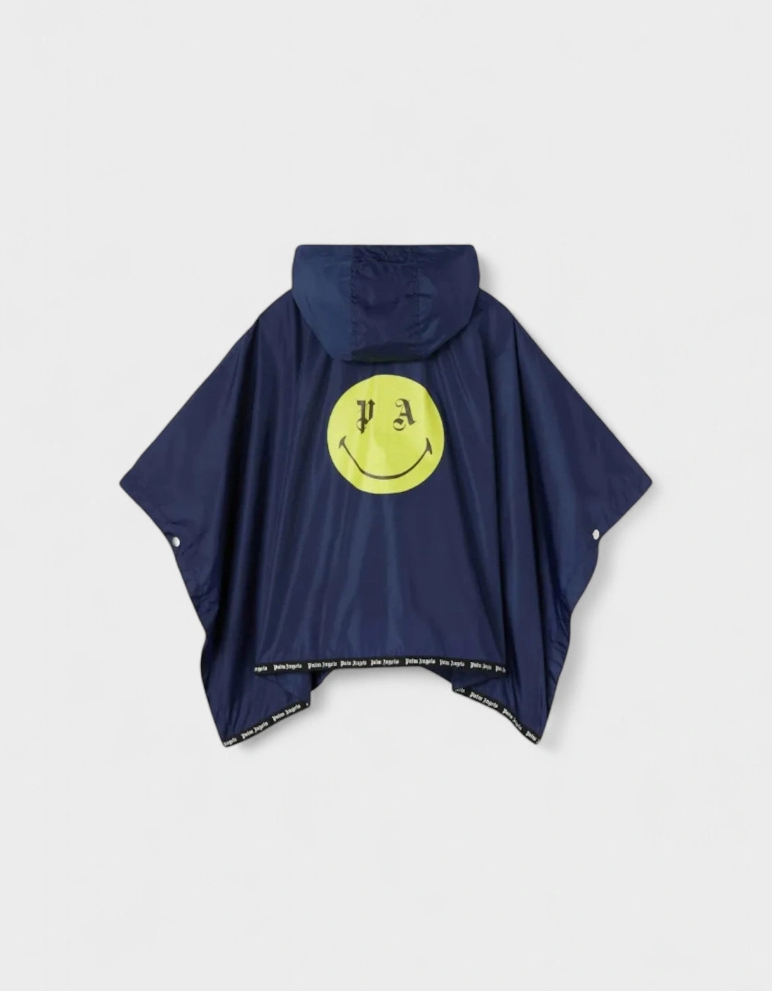 Kids Smiley Motif Hooded Poncho Jacket, 5 of 4