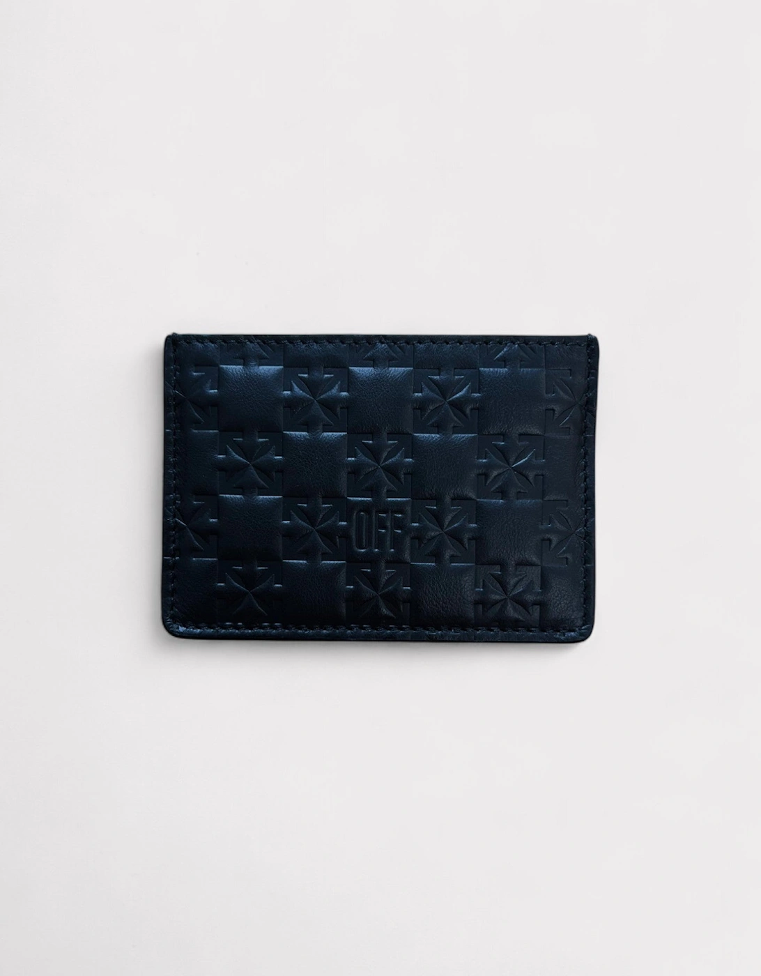 Off-White Off-White Jitney Card Holder Monogram Black - Navy