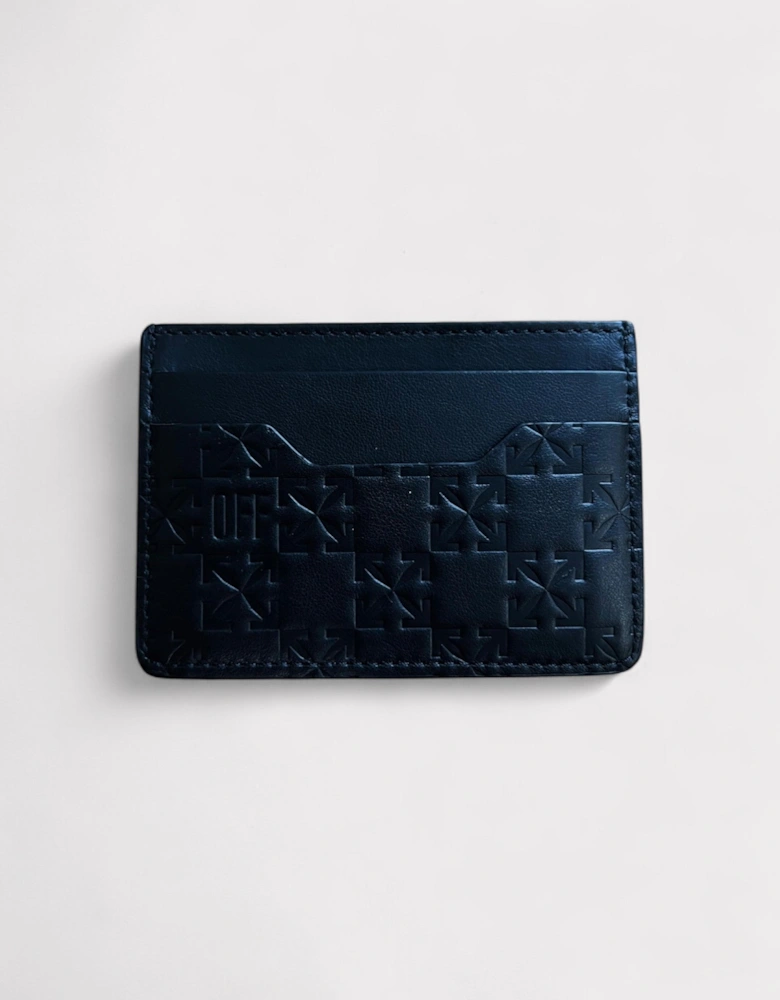 Jitney Card Holder Monogram Black