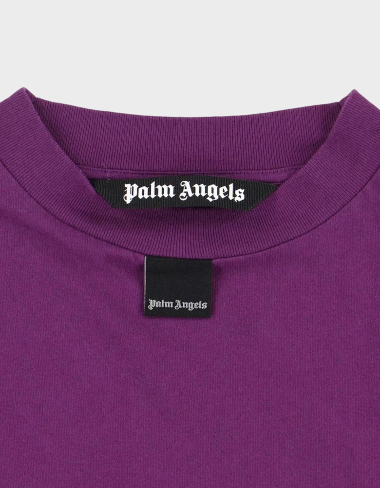 Blurry Logo Over Tee Purple