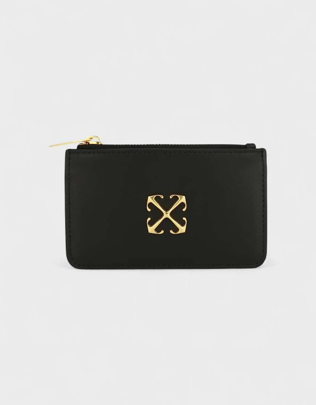 Jitney Arrows Plaque Leather Wallet Black, 4 of 3