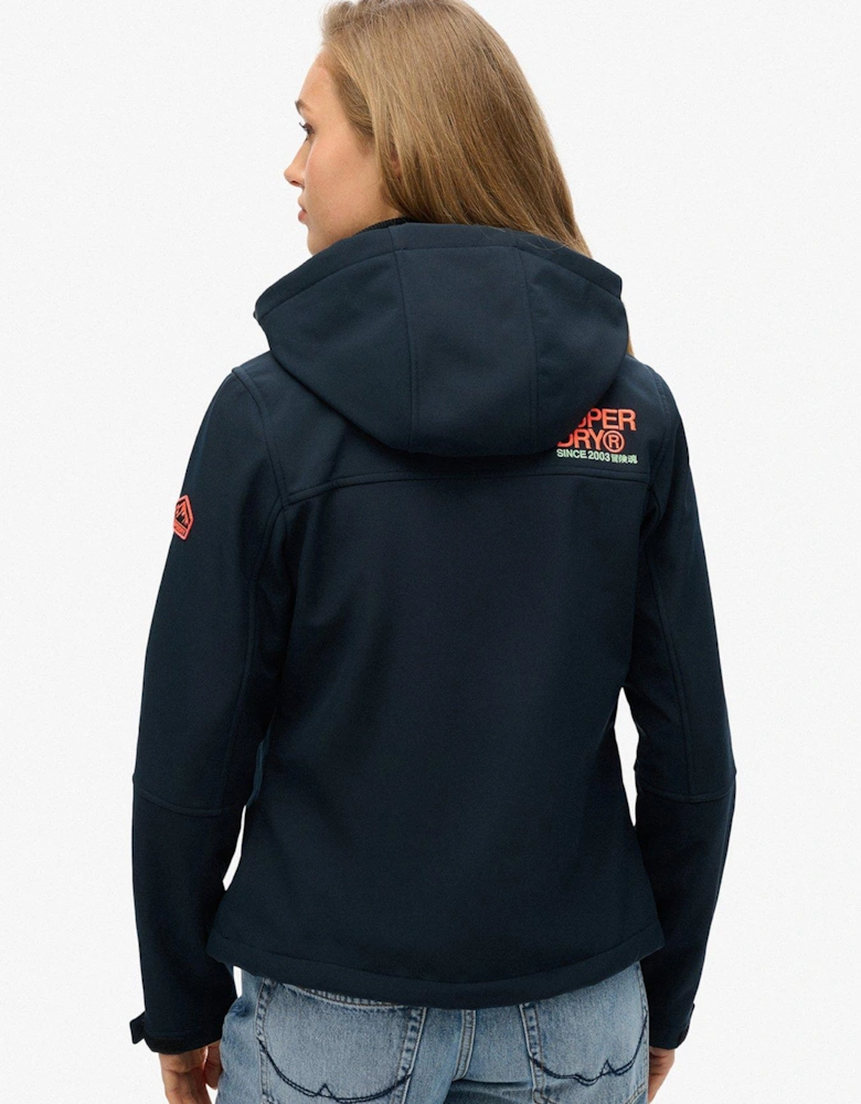 Hooded Classic Trekker Jacket - Navy
