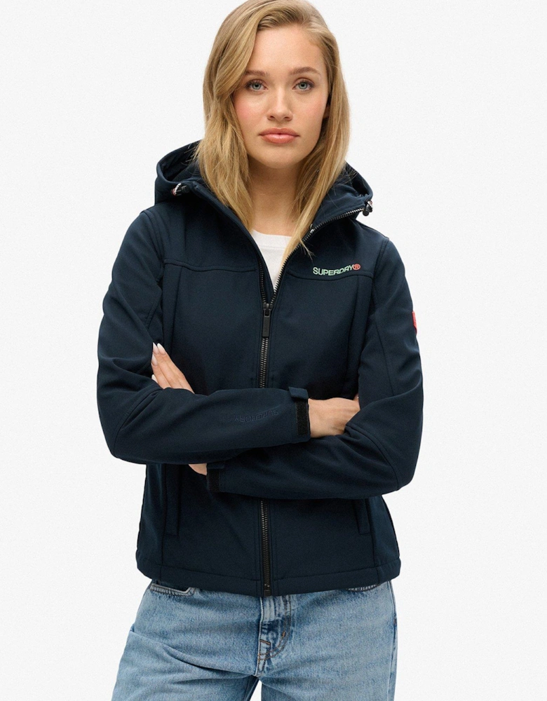 Hooded Classic Trekker Jacket - Navy