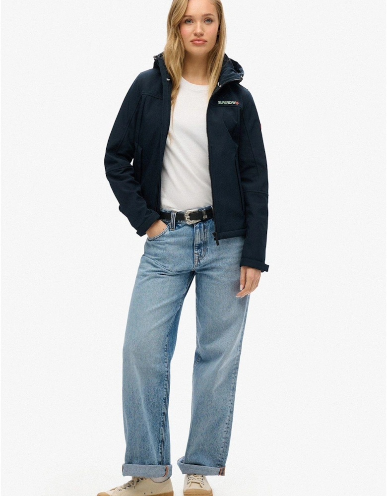 Hooded Classic Trekker Jacket - Navy