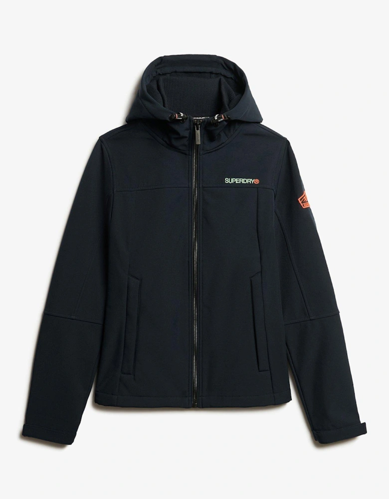 Hooded Classic Trekker Jacket - Navy