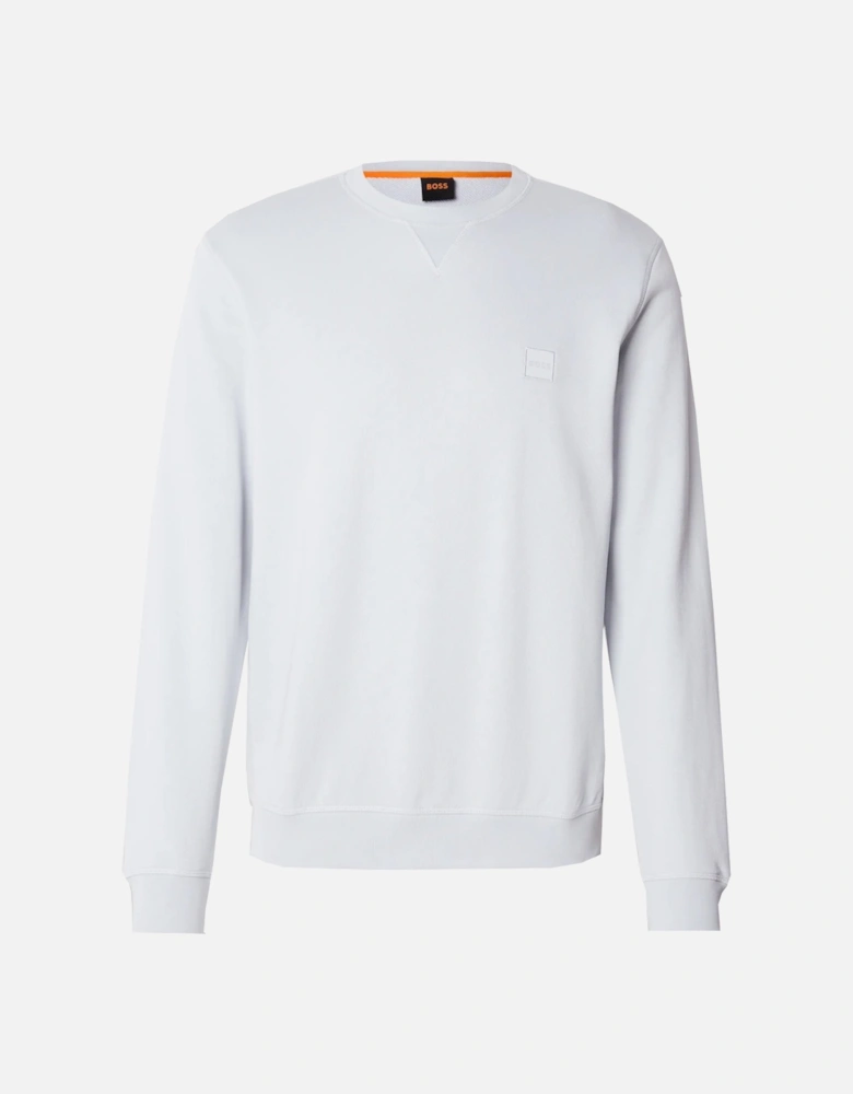 BOSS Reg Fit Westart Sweatshirt Light Pastel Grey