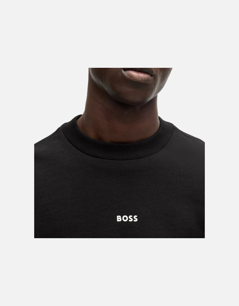 BOSS Relaxed Fit WeSmallcrew Sweatshirt Black