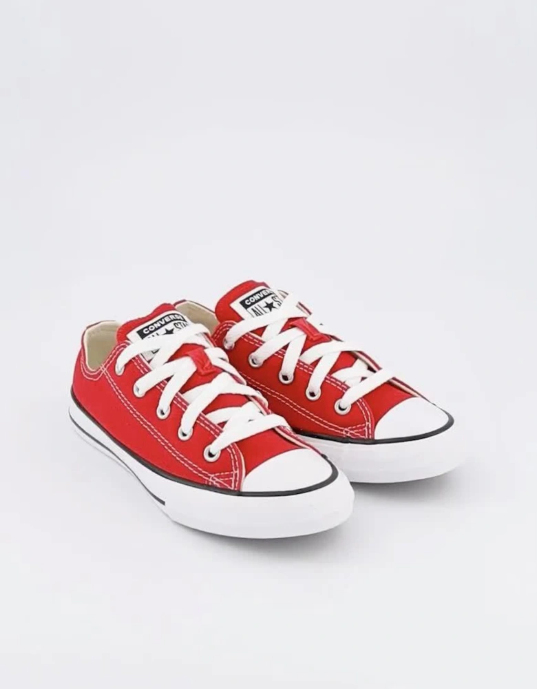 Kids Unisex Ox Trainer - Red