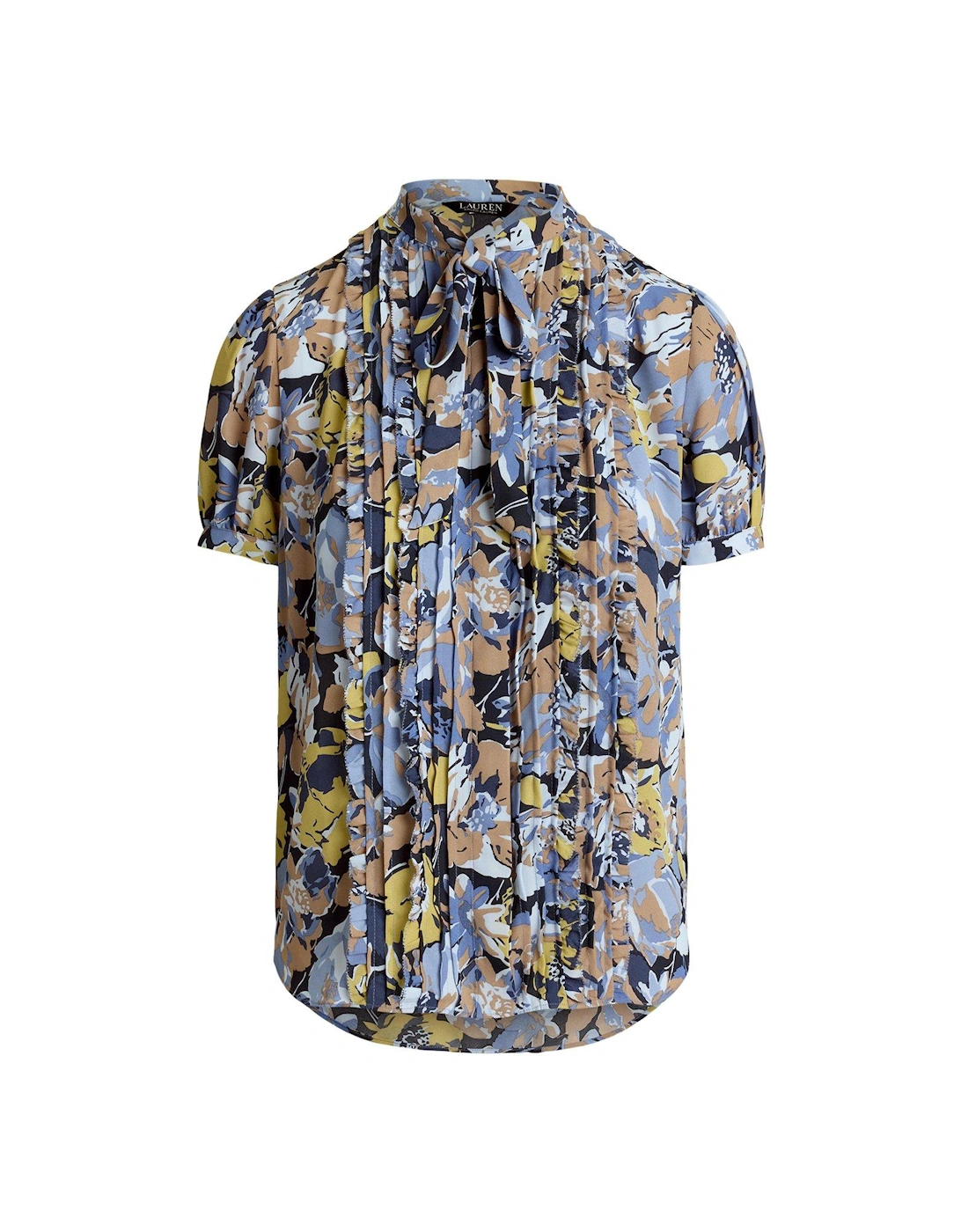 Jalfred Short Sleeve Button Front Shirt - Blue