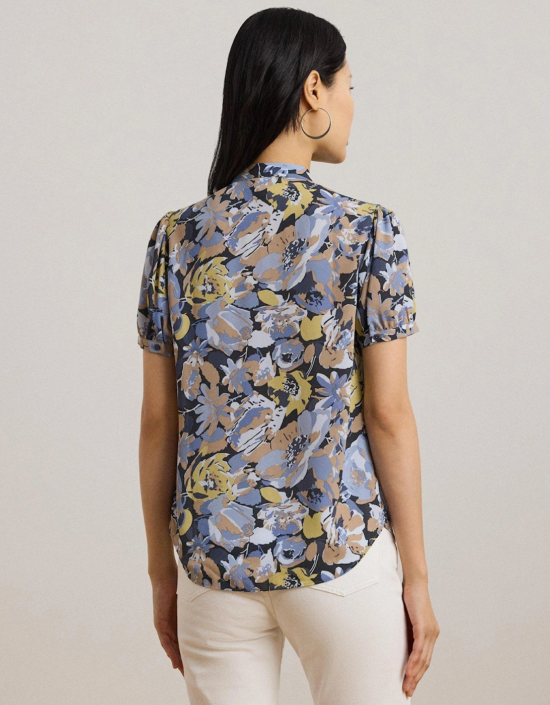 Jalfred Short Sleeve Button Front Shirt - Blue